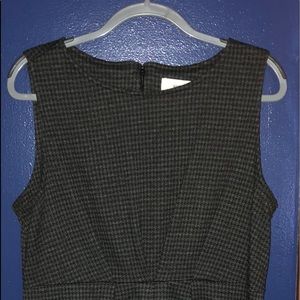 Target Merona XXL houndstooth black grey dress